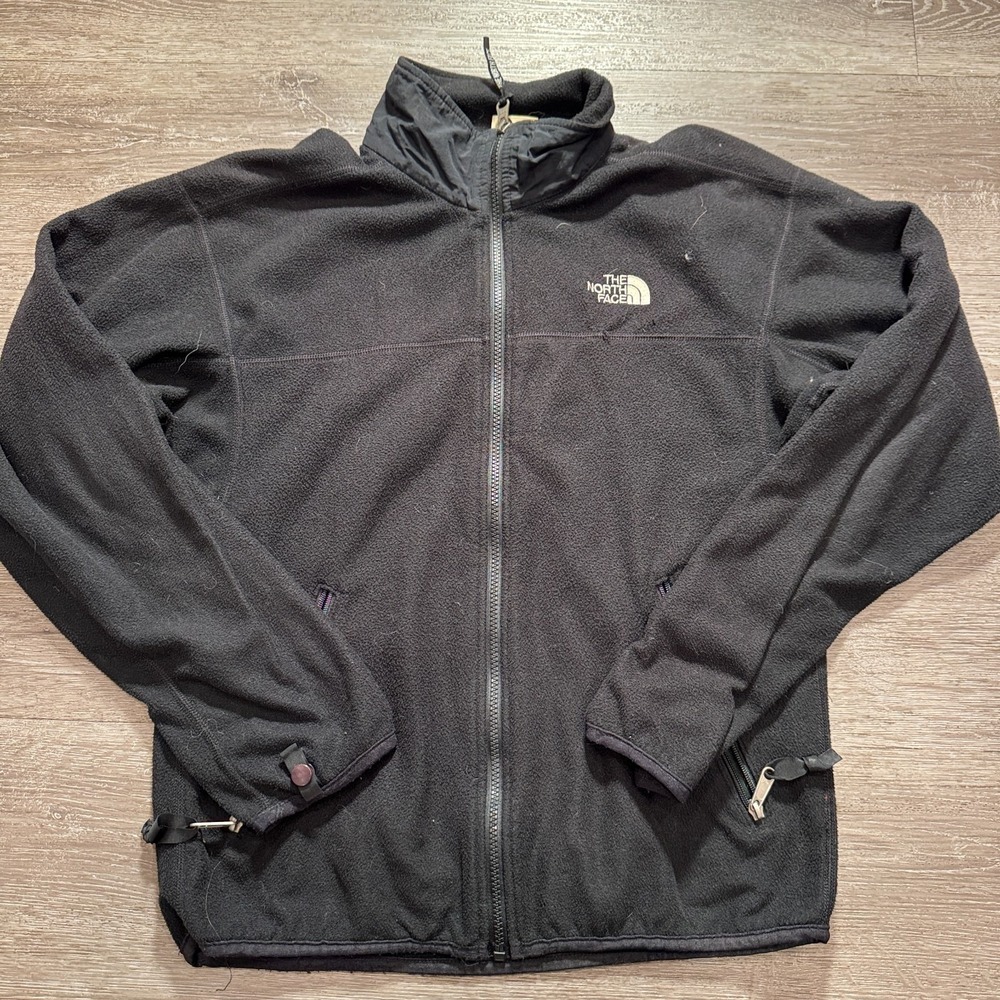 The North Face Denali Jacket Mens Small Black Nylon Fleece Vintage Made In USA